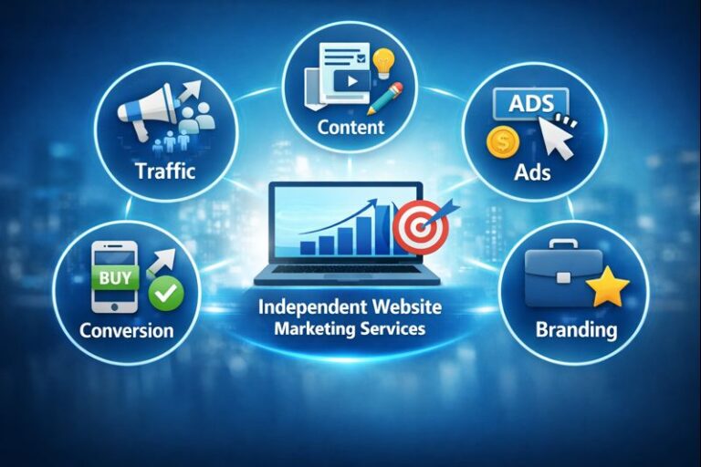 Independent website marketing services