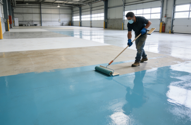Epoxy floor coatings