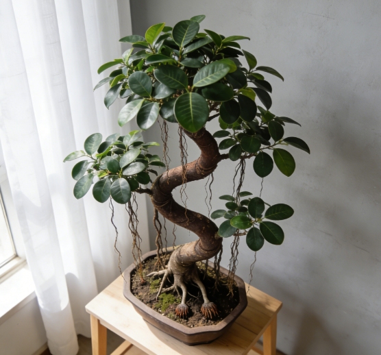 aerial roots ficus bonsai 