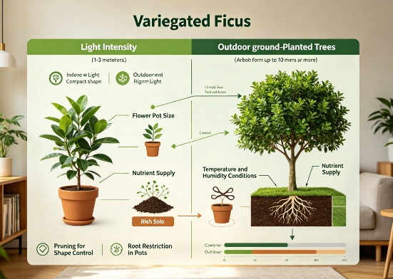 Variegated Ficus