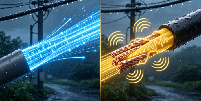 fiber optic drop cable