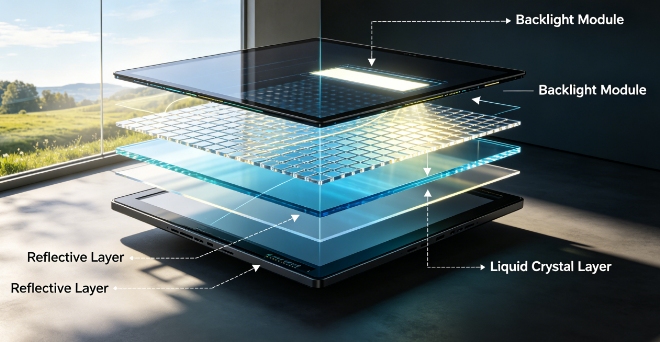 transflective LCD