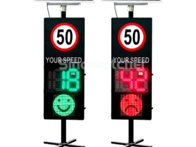 solar radar speed sign